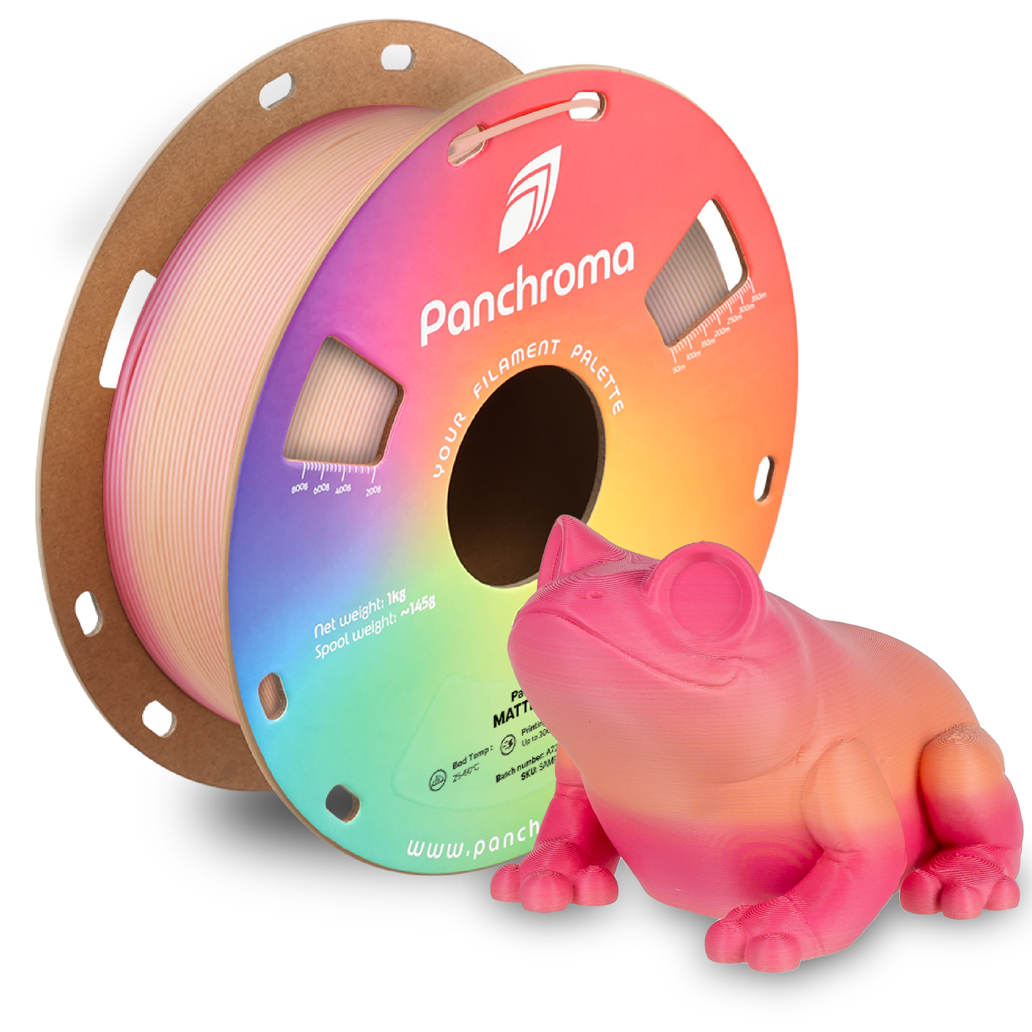 Panchroma™ PLA Mate Gradiente (anteriormente PolyTerra™ Gradient)