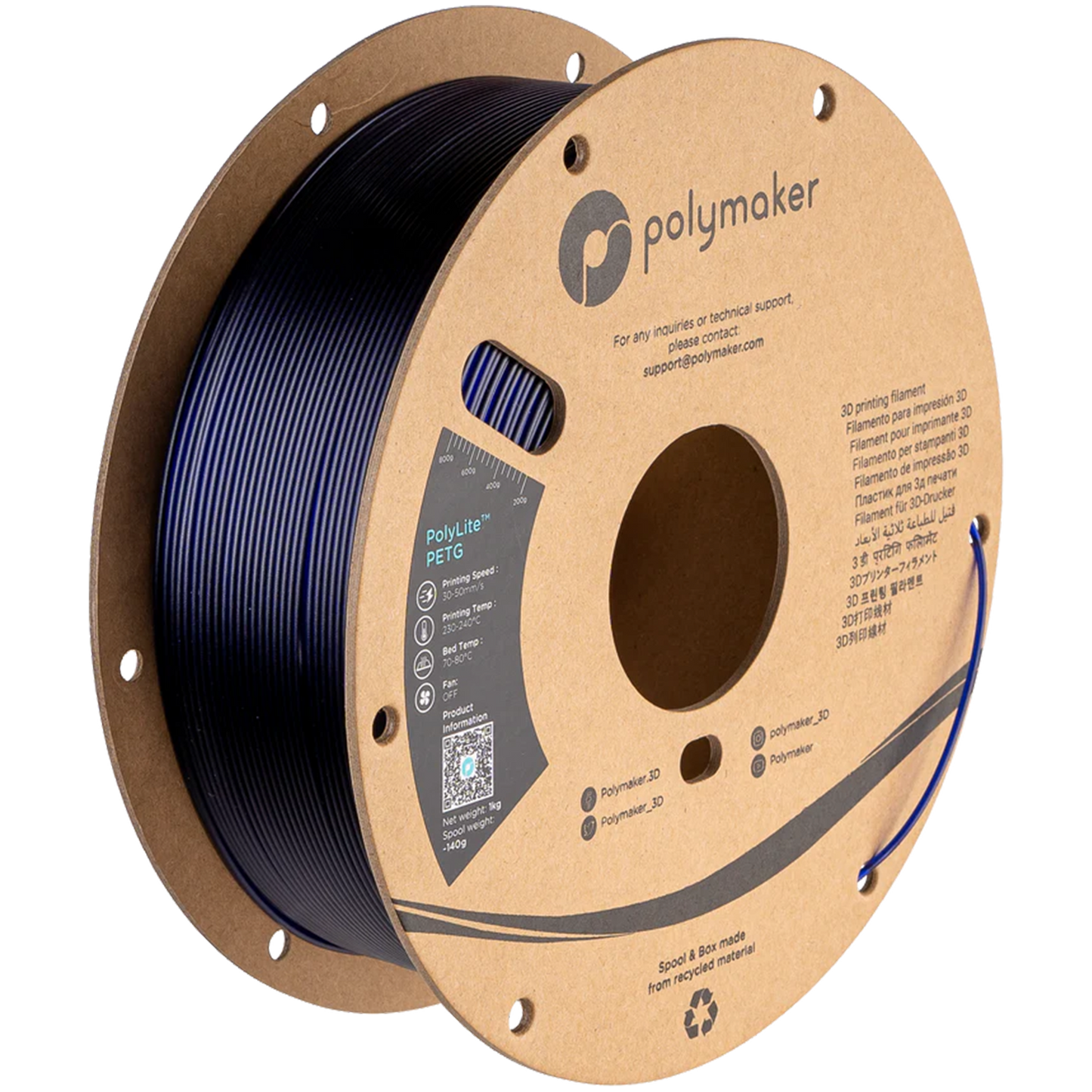PolyLite™ PETG Translúcido