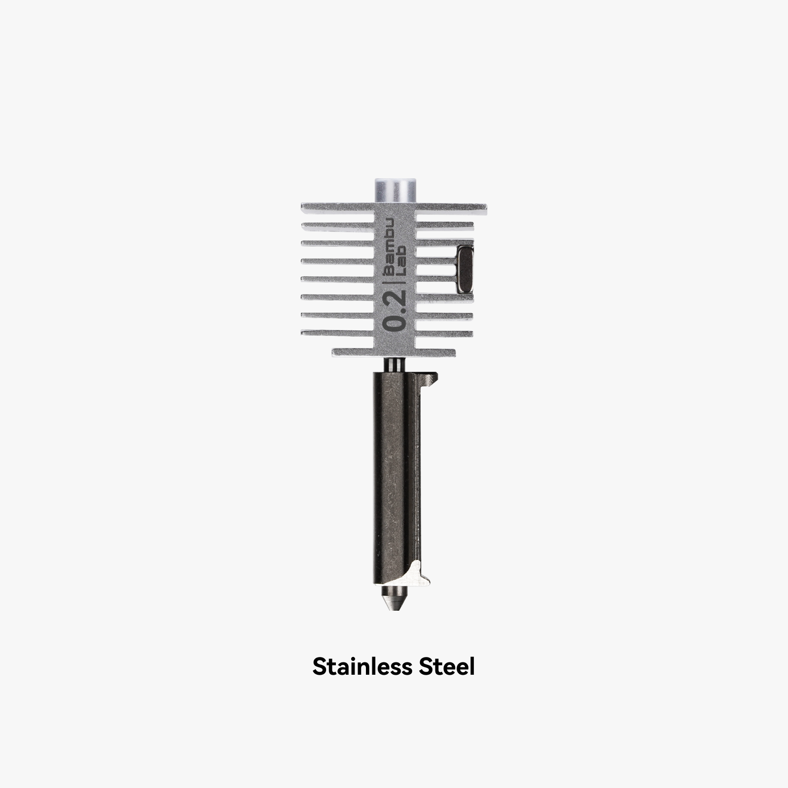 Hotend Bambu Lab A1 boquilla 0.2mm acero inoxidable