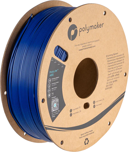 Filamento ABS PolyLite color azul