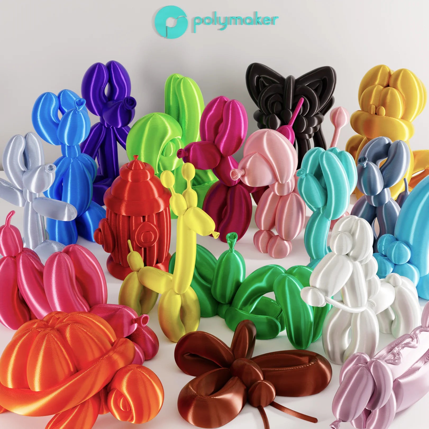 Filamento PLA Silk - colección completa de colores