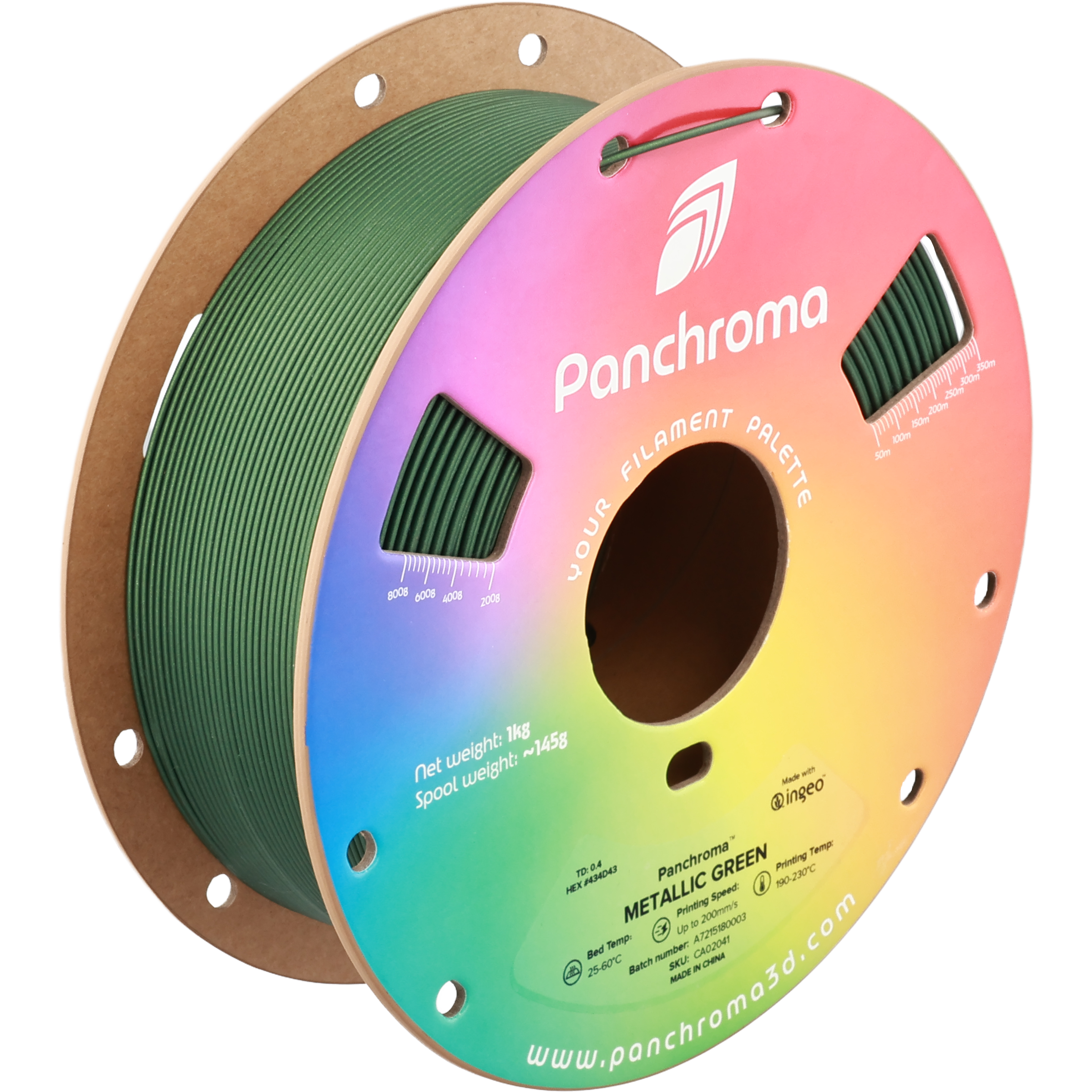 Filamento PLA Metálico Panchroma - imagen de producto (ref. CA02041)