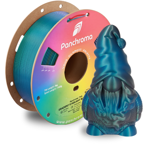 Filamento PLA Gradient Starlight Panchroma color azul-verde