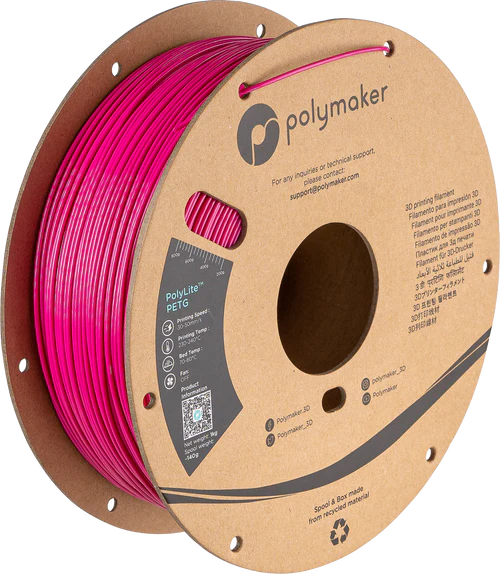 Filamento PETG PolyLite color magenta