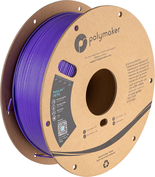 Filamento PETG PolyLite color morado