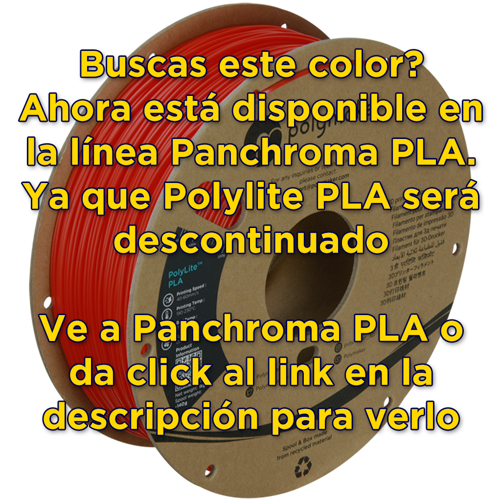 Filamento PLA PolyLite - imagen de producto (ref. PA02004)