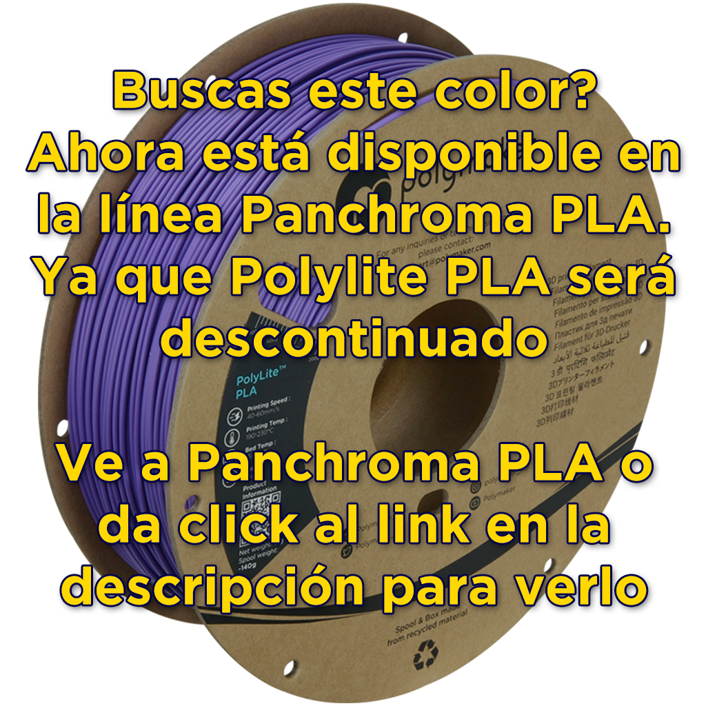 Filamento PLA PolyLite - imagen de producto (ref. PA02009)