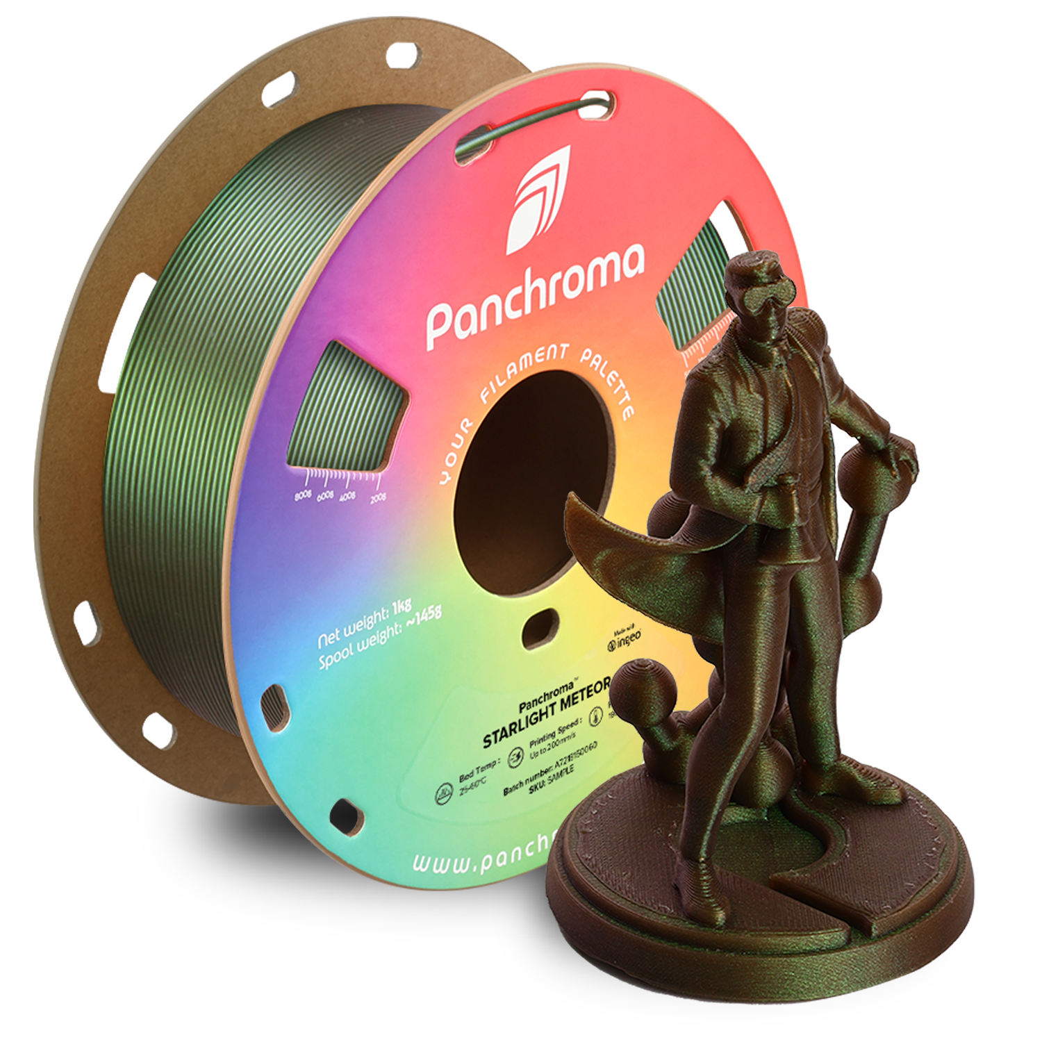 Filamento PLA Starlight Panchroma color Meteor