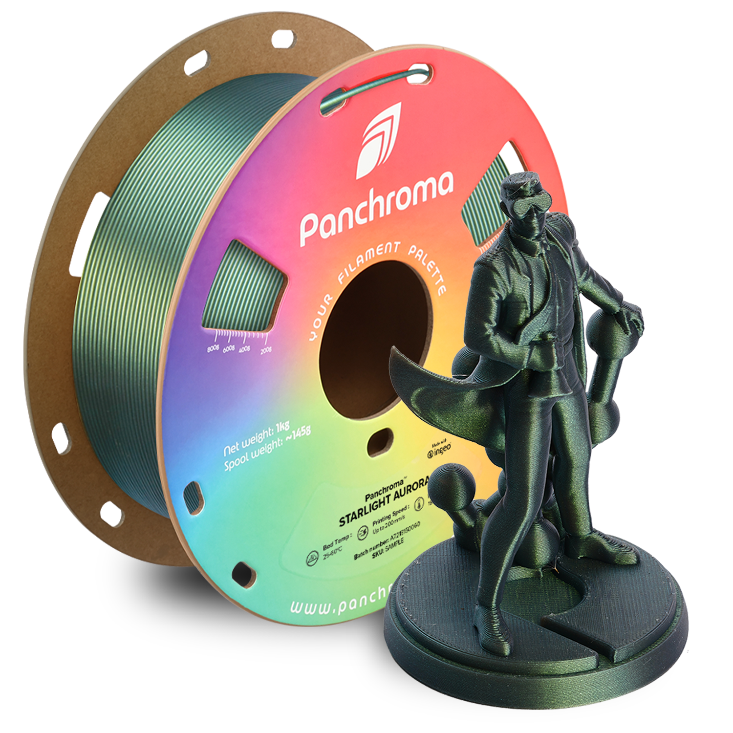 Filamento PLA Starlight Panchroma color Aurora