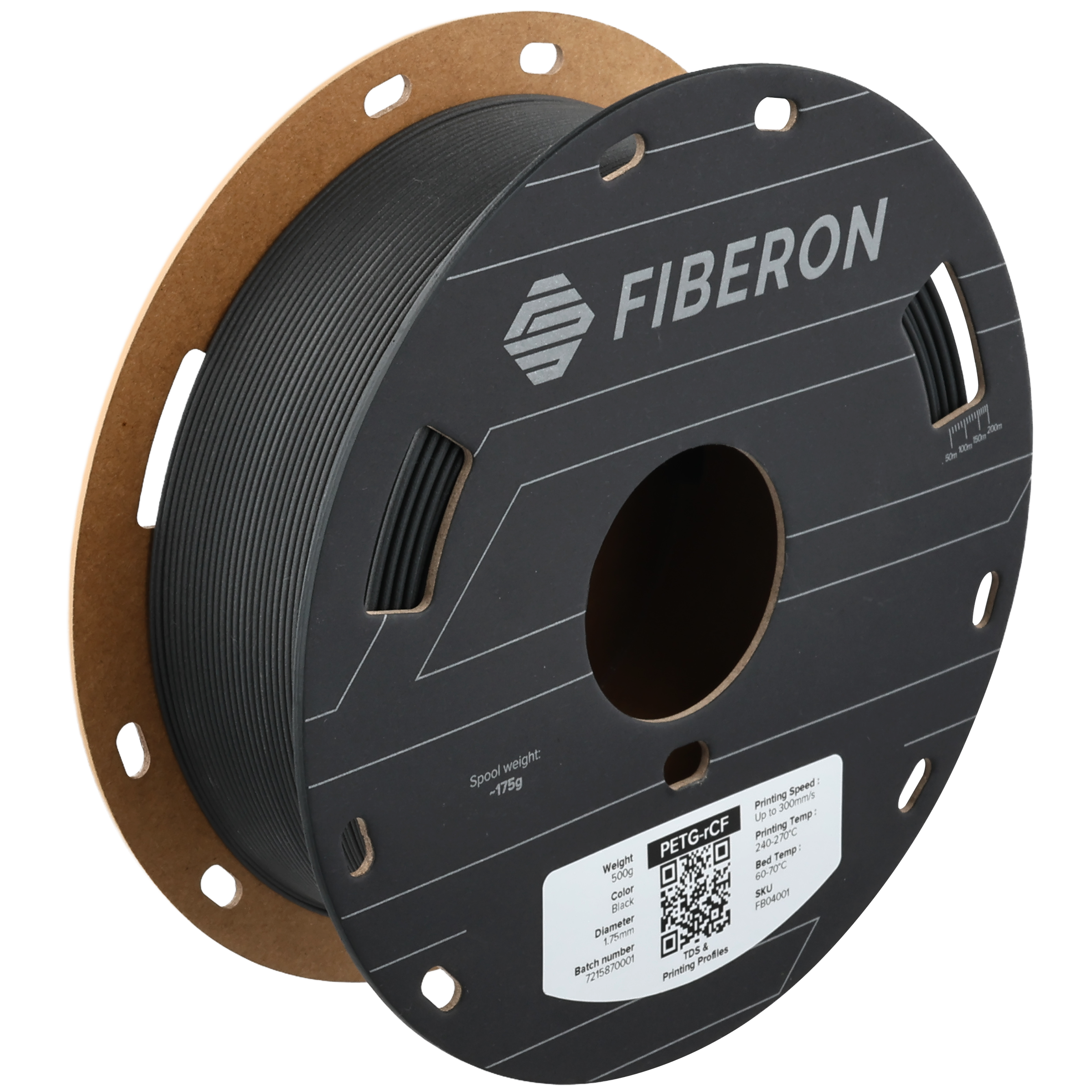 Filamento PETG-rCF08 Fiberon - imagen de producto (ref. FB04001)
