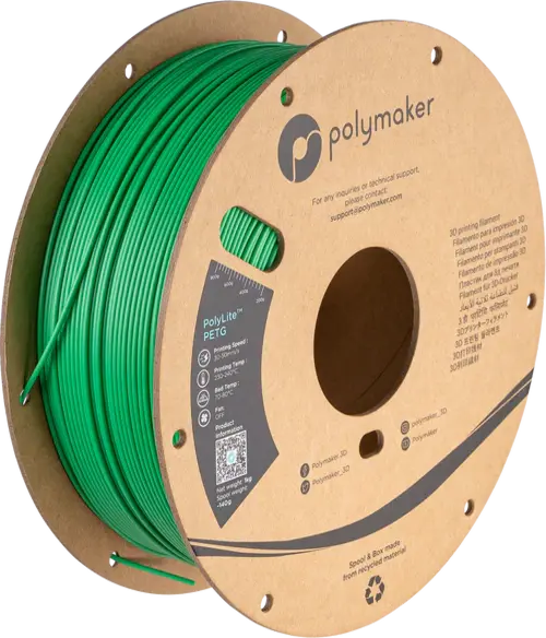 Filamento PETG PolyLite color verde