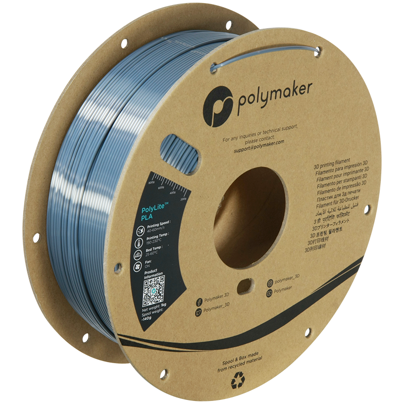 Filamento PLA Silk color cromado