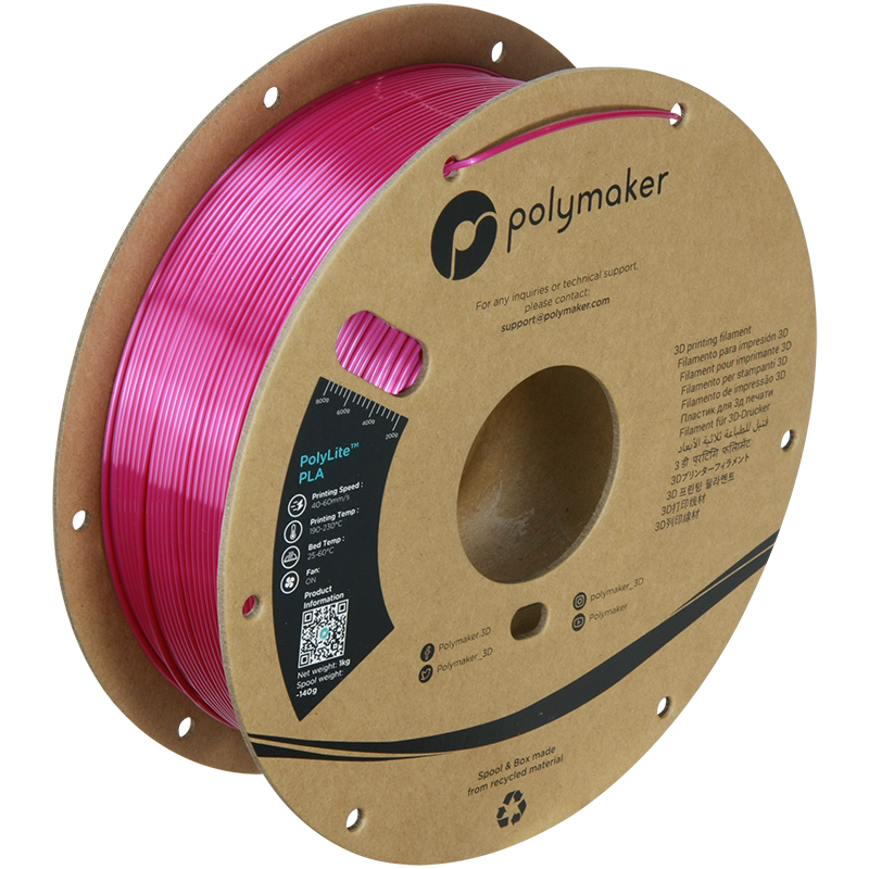 Filamento PLA Silk color magenta