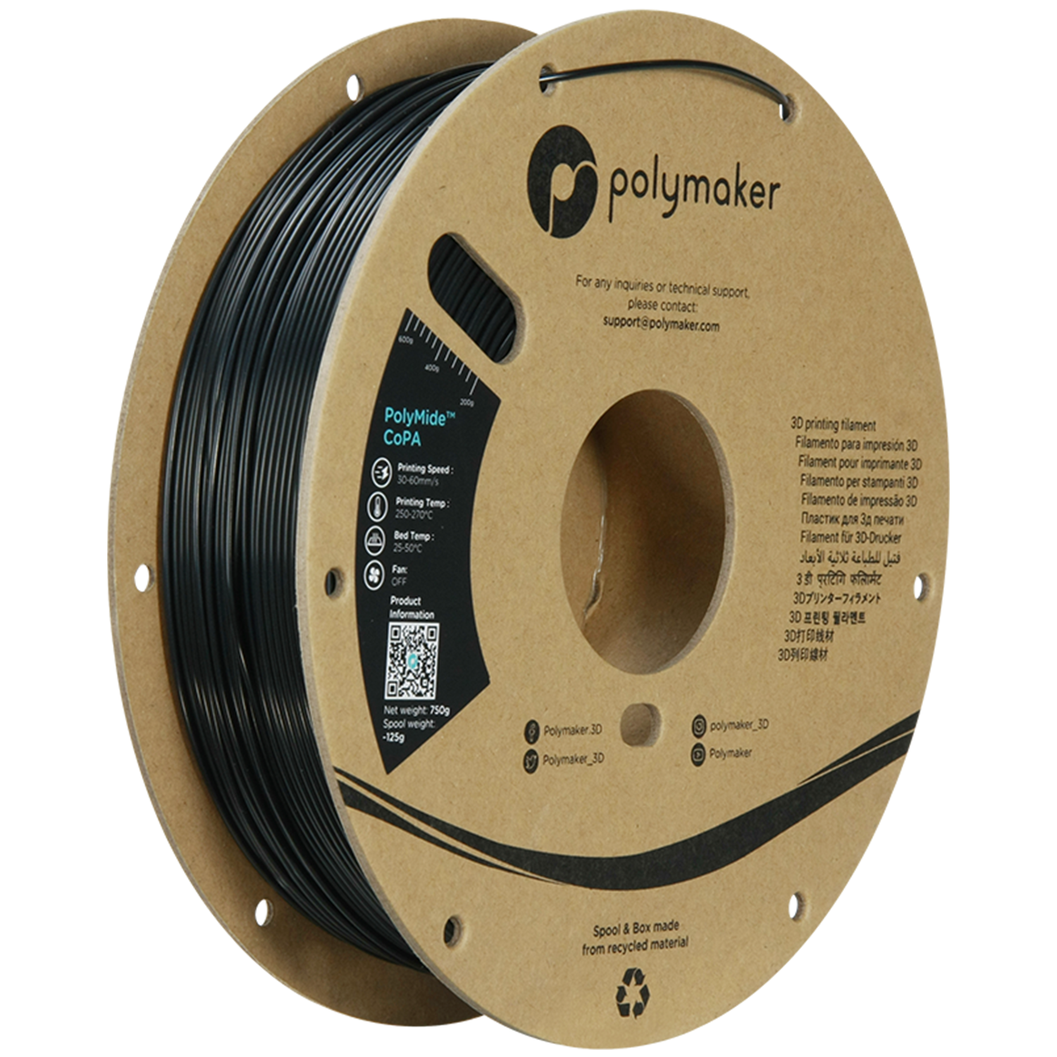 Filamento CoPA PolyMide - bobina de filamento