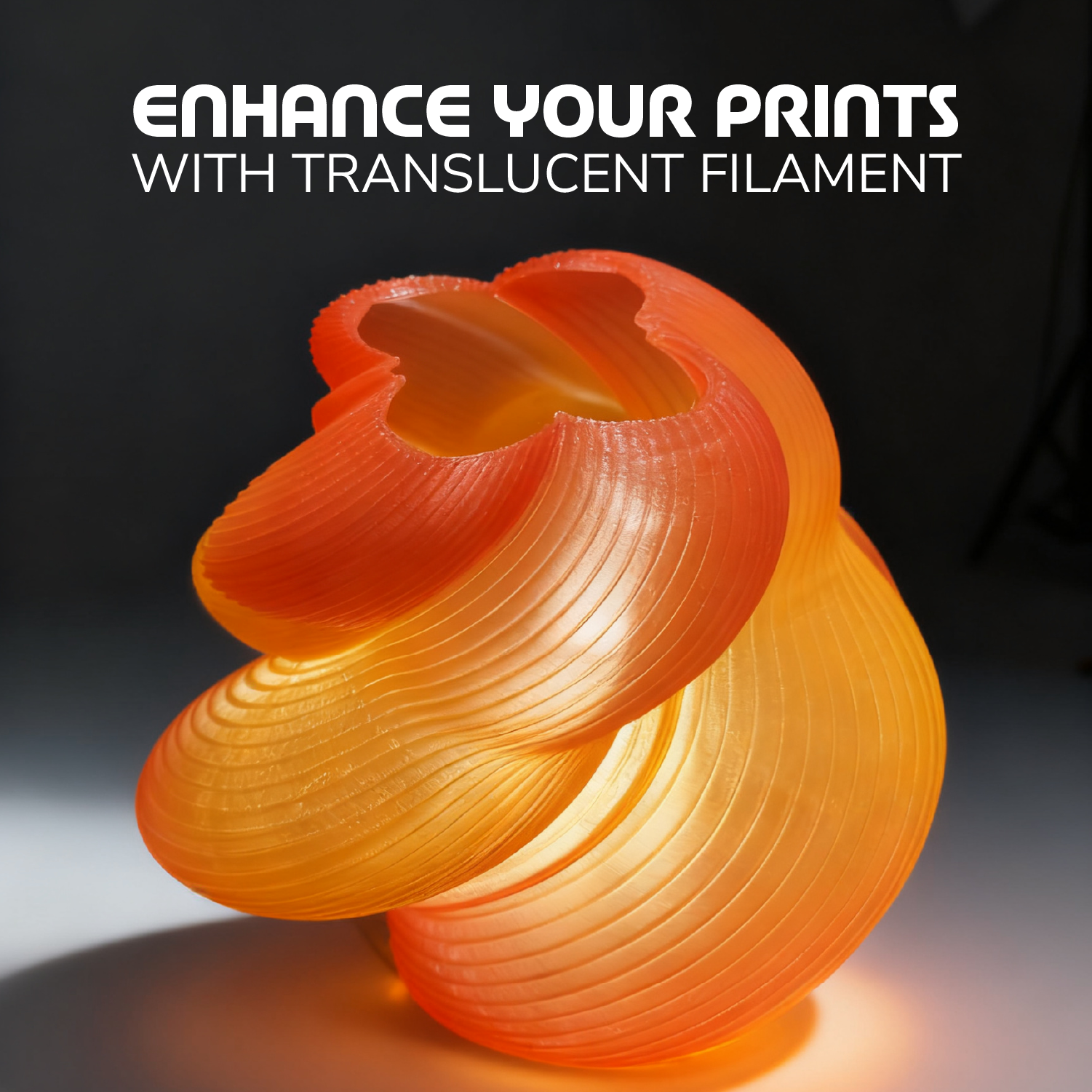 Filamento PLA Gradient Crystal Panchroma color Cornalina - imagen secundaria